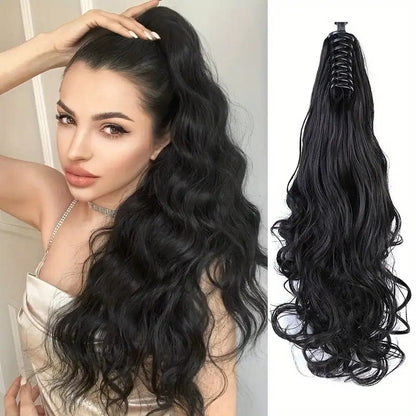 Extendria™ 18 Inch Long Ponytail Hair Extension (Free Hair Bun)