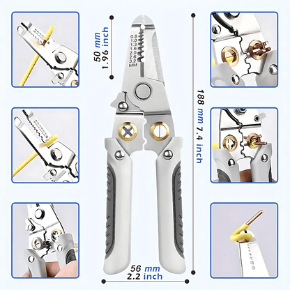 GripLoxio™ Multi-functional Wire Stripper & Cutter